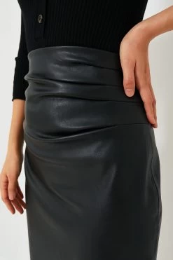 Black Leather Monica Midi Skirt -Vogue Vista Clothing DJ2O3C7XKBA5R8nH2HQfX1XaZzHaQ10q 1
