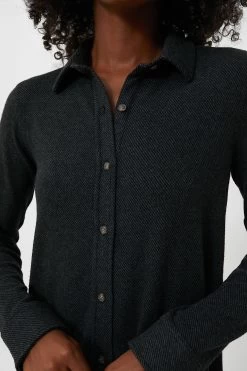 Heathered Black Twill Legend Sweater Dress -Vogue Vista Clothing DSAPp6V9FLsUALJEzVQtOEiDf1se8QBS 1