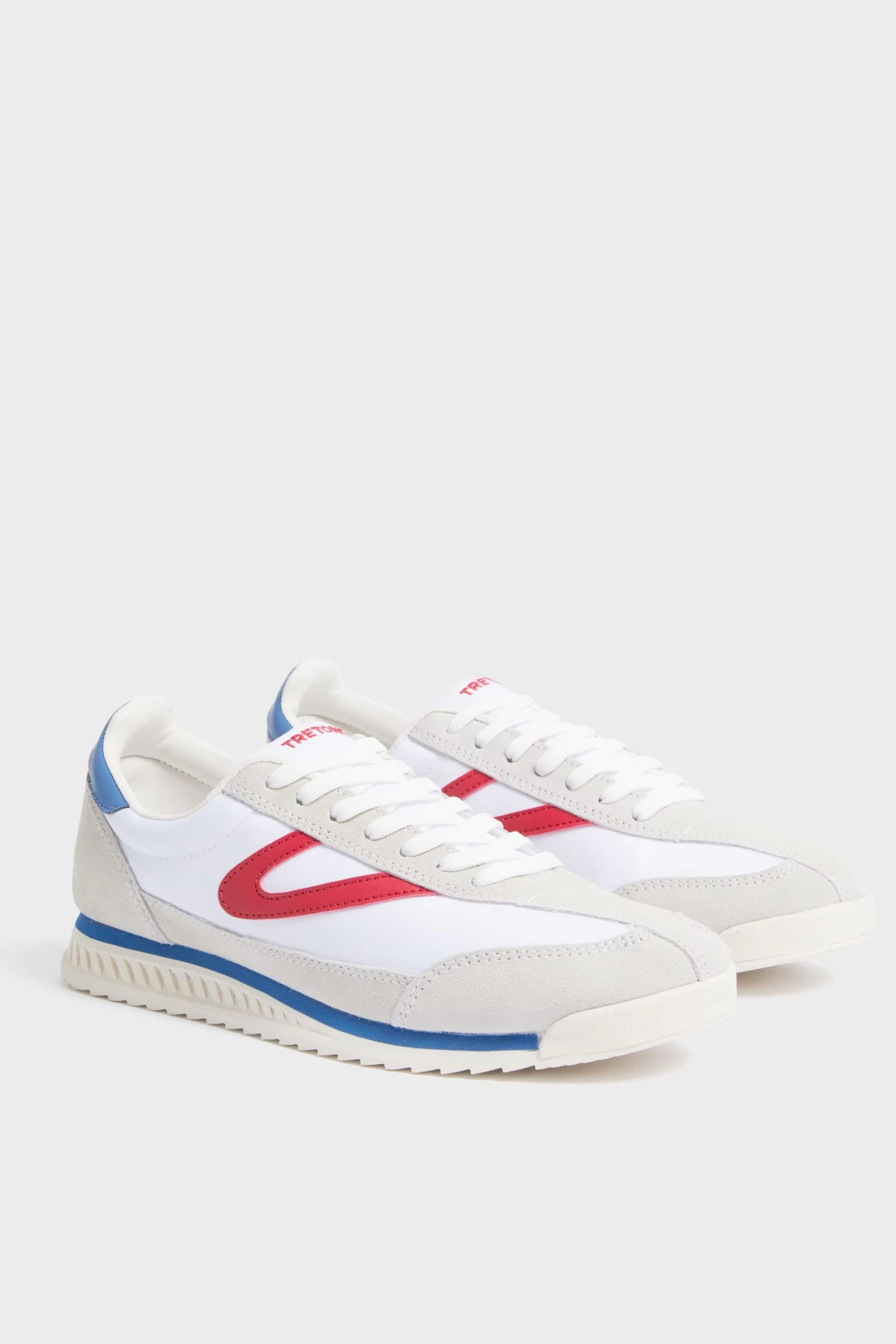 Tretorn Women's Red And Navy Rawlins Sneakers 4 Tretorn Women's Red And Navy Rawlins Sneakers - Image 4