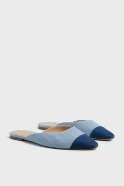 Veronica Beard Blue Multi Carlotta Flats