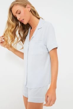 Eberjey Ice Blue Gisele Short PJ Set -Vogue Vista Clothing ETYizyfjtMxwRY3graSgxJMaJc9UwSlN 1