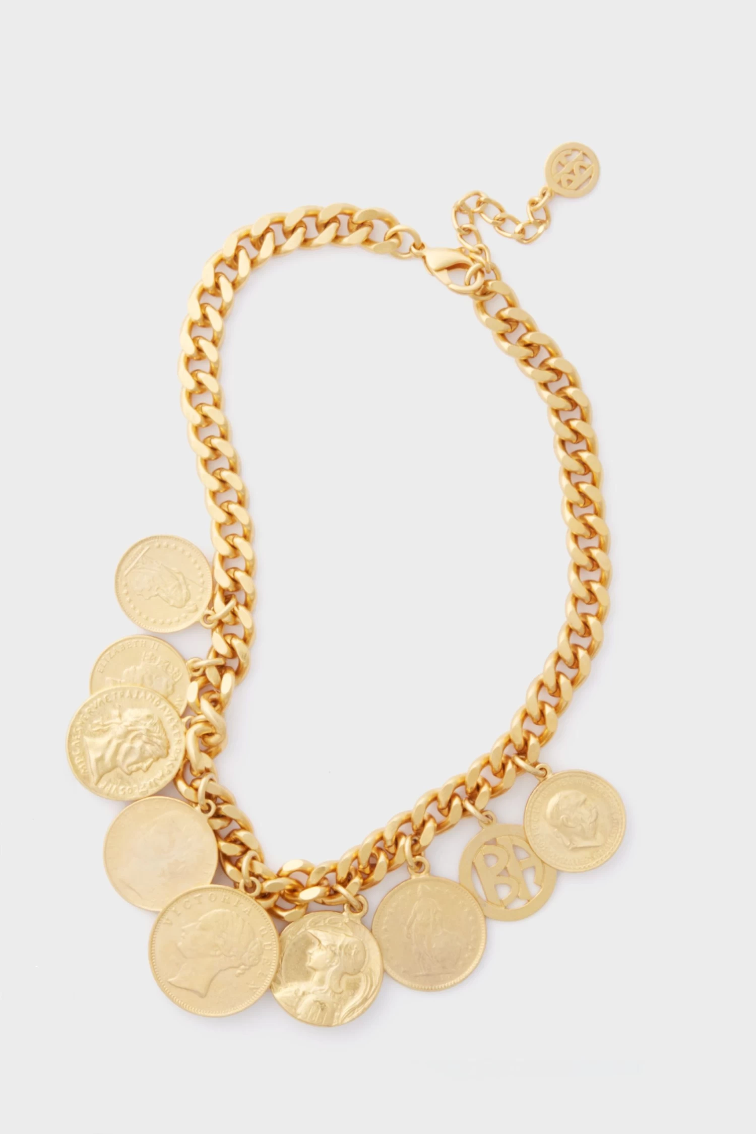 24K Gold Plated Coin Necklace 1 24K Gold Plated Coin Necklace
