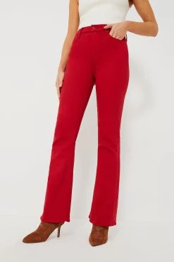 MOTHER Haute Red High Waisted Weekender Skimp