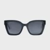Black And Grey Polarized Rhys Sunglasses
