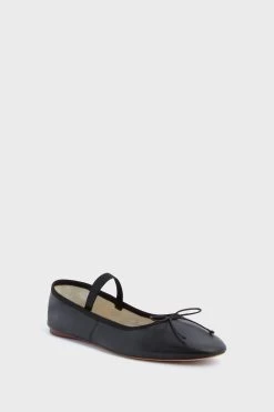 Loeffler Randall Black Leonie Soft Ballet Flats