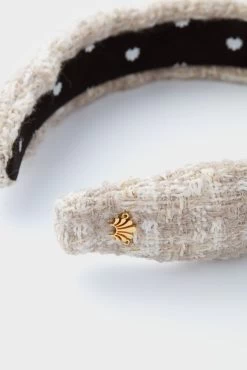 Bisque Tweed Slim Knotted Headband -Vogue Vista Clothing GZxWFRR44orVdHOg4tOC8KknFkyavHiu 1