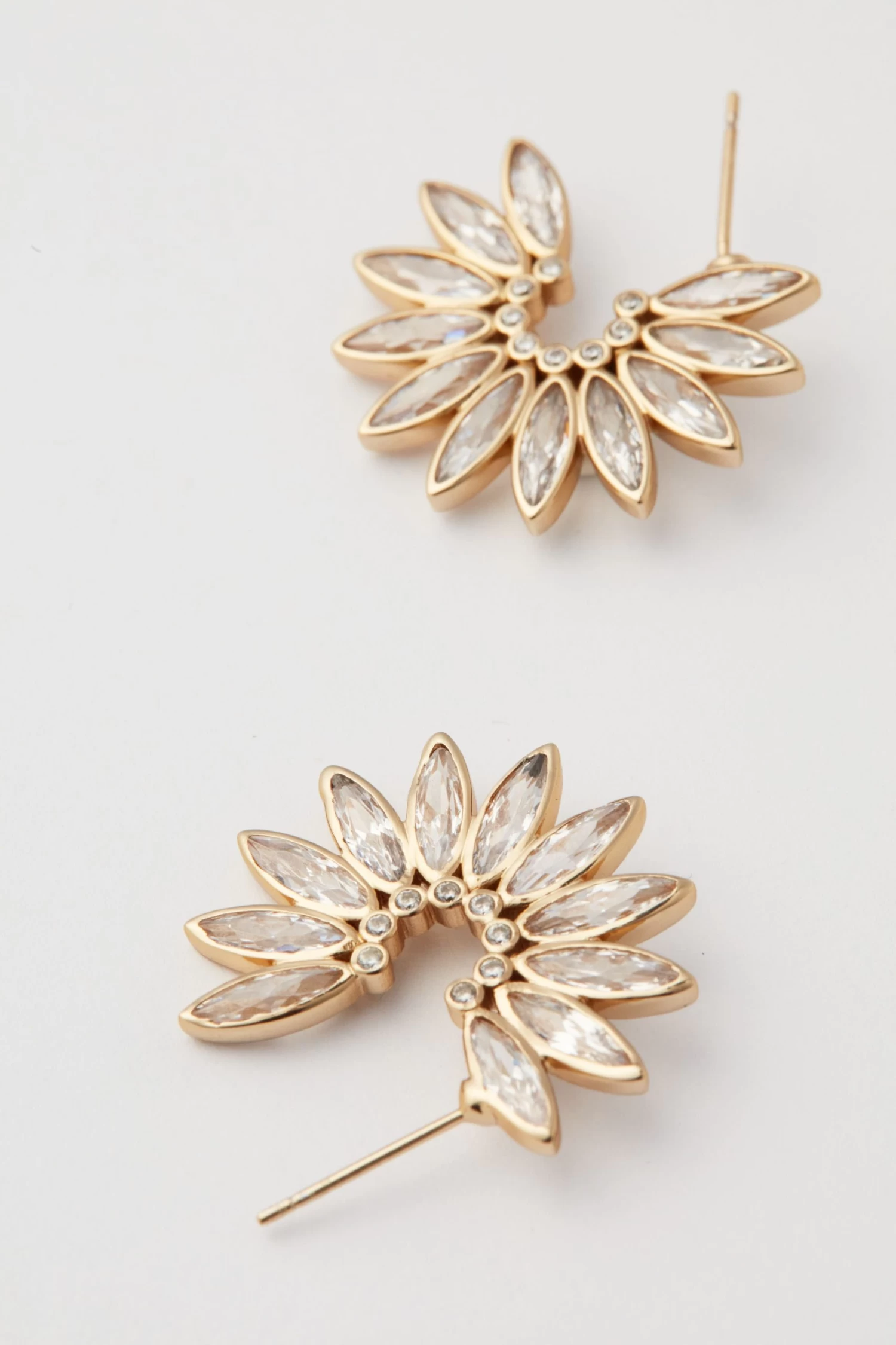 Gold Ines Hoops 4 Gold Ines Hoops - Image 4