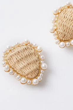 Raffia Corrine Studs -Vogue Vista Clothing HYujgWMHE9WzKKio5yR9rWnimkOeDGsB 1