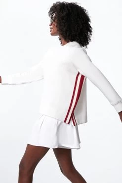 Retro Red And White Maggie Pullover -Vogue Vista Clothing HmdkPnODfkJfenlXrWK3uTPdDFqC6AD5 1