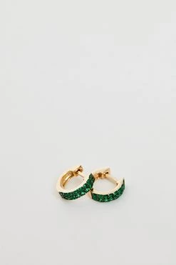 Pave Emerald Huggies -Vogue Vista Clothing Hp2425LG6Bjrxks9oFrPlMD1IRYeCJy1 1