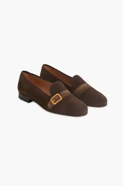 Luggage Brown Velvet Strapped Venetian Loafers 8 Luggage Brown Velvet Strapped Venetian Loafers -Vogue Vista Clothing IKMcrF8KbXbAYHsUry8zEu2RZ1jrvIRj 1