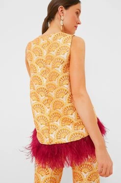 Jacquard Fans La Scala Top With Feathers -Vogue Vista Clothing IiJvMJV9gum4HHi8H13OCaiZ5GthTHsd 1