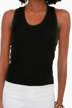 Black Sirena Rib Tank -Vogue Vista Clothing IiM16jykFT7CQMy9djtBEItBEBFVEJ8X 1