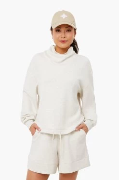 Varley Ivory Marl Betsy Sweat