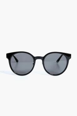 Gucci Black Round Sunglasses