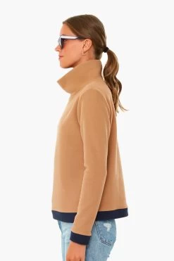 Camel And Navy Colorblock Park Slope -Vogue Vista Clothing K0FHjB4Qxniqdu5Dy0e6UI3RyjbBXN2J 1