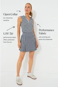 Lisbon Tile Sleeveless Caroline Polo -Vogue Vista Clothing KCBFW1tieUxAkC8uOSC9djTGiiIM4Owu 1