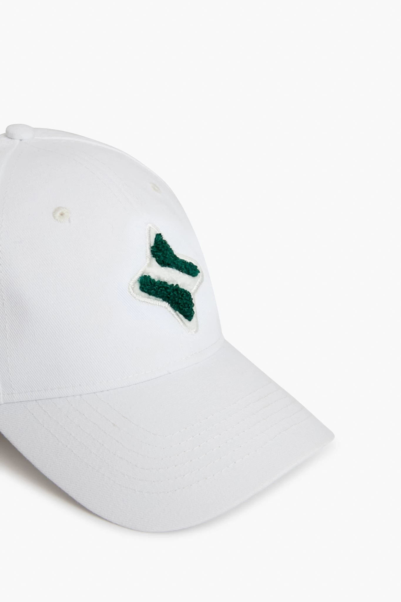 White Collegiate Hat 3 White Collegiate Hat - Image 3