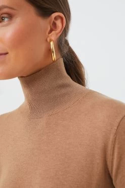 Weekend Max Mara Camel Kiku Turtleneck -Vogue Vista Clothing LbGgekNcFLDGrRTmnekk1SJJc9MrmJPT 1