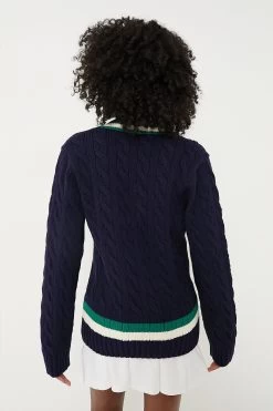 Marine Classic Cable Knit Tennis Sweater -Vogue Vista Clothing LiiULIqqdnkK2X7217wfgKrxb1OFOhDv 1