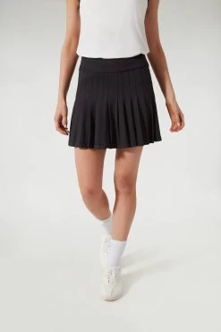 Black And White 15 Inch Williams Tennis Skirt