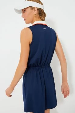 Navy Sleeveless Alcott Golf Dress -Vogue Vista Clothing MqYh2EdYXVkI4b39B54mIucUpq4Hxpxp 1
