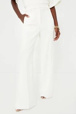 ANINE BING Ivory Lyra Trouser