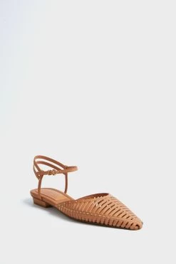 ULLA JOHNSON Rust Cage Flats