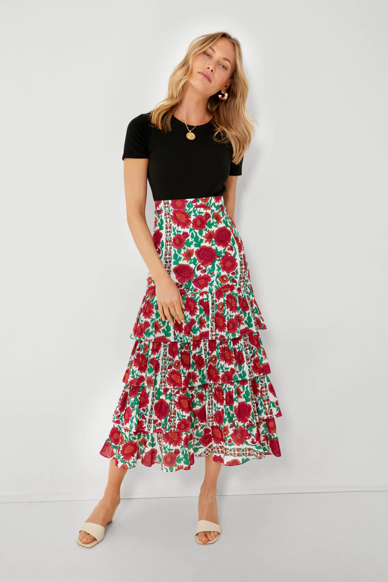 Pink Dijon Honduras Maxi Skirt 2 Pink Dijon Honduras Maxi Skirt - Image 2