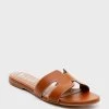 Cognac Leather Alibi Sandals