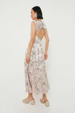 White And Flower Print Midi Dress 9 White And Flower Print Midi Dress -Vogue Vista Clothing OikZt6Rgokv56vvSDPpBMBFWDC4kHsRD 1