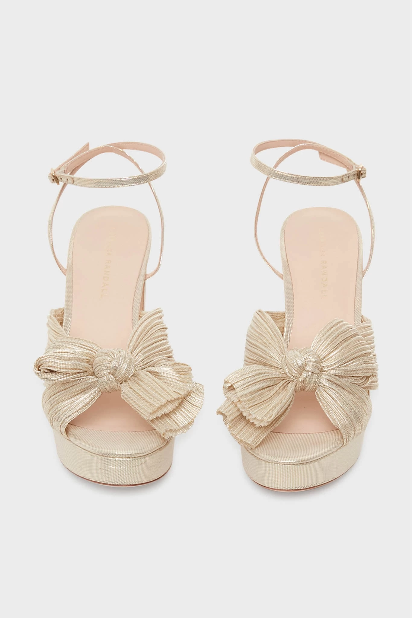 Loeffler Randall Platinum Lame Natalia Heels 4 Loeffler Randall Platinum Lame Natalia Heels - Image 4