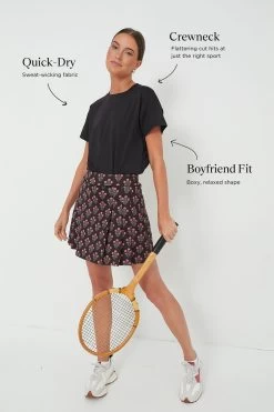 Black Short Sleeve Ryan Boyfriend Tee -Vogue Vista Clothing PLtJyqmPabUs2r86I2khjIbXtxaQSCpF 1