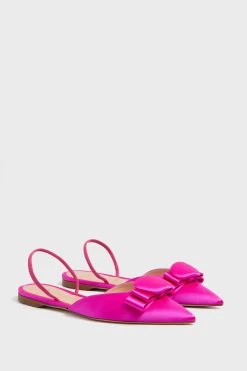 Fuxia Satin Belinda Flats -Vogue Vista Clothing PRD6J3YnBjyF3RB4z5JmhFZulHiCuPFq 1