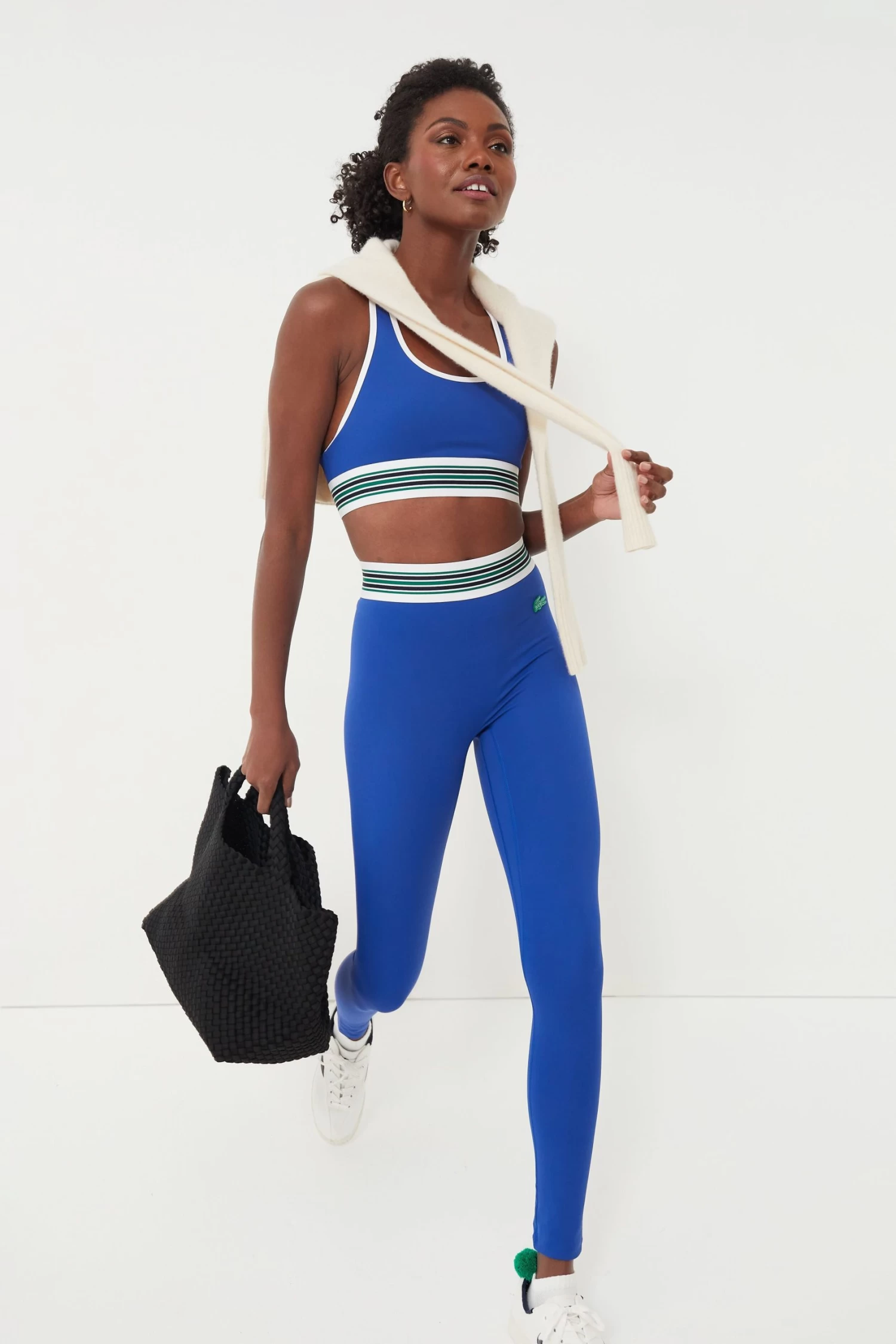 Cobalt Multi Striped Band Bralette 2 Cobalt Multi Striped Band Bralette - Image 2