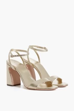 Loeffler Randall Champagne Malia Curved Heel Simple Sandal -Vogue Vista Clothing QNOnzAfjepvVksNd6hbrvyevv8bcn4tT 1