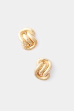 Gold Ellis Stud Earrings
