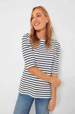 SAINT JAMES Neige-Navy Phare Tunic