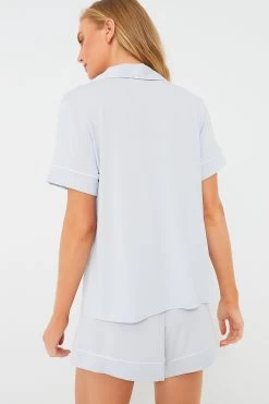 Eberjey Ice Blue Gisele Short PJ Set -Vogue Vista Clothing RMeegQeDS0wsPJuccrC9eJvuwbhnuvy7 1