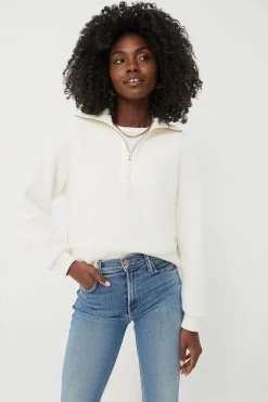 Varley Egret Roselle Half Zip Fleece