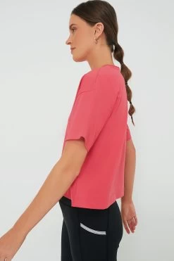 Hot Pink Cropped Ryan Boyfriend Tee -Vogue Vista Clothing Rt6Sm7EGjhJhpfNvSArUlhlCpLRsI429 1