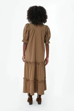 Chestnut Brown Selena Maxi Dress -Vogue Vista Clothing S63xByjXxfcwJjyQMcoAv3moMFzmo40q 1