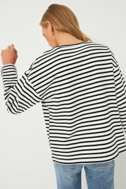 Black Stripe Emmett Tee -Vogue Vista Clothing SkcL89WeGdeQjtNDZuGkpDfqgTsLUTmi 1