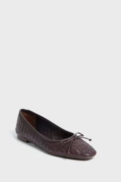 Schutz Dark Chocolate Arissa Flats