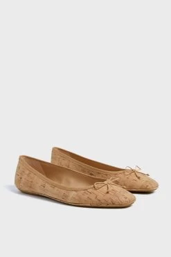 Veronica Beard Natural Cork Beatrix Flats -Vogue Vista Clothing SlJQ5VOpme9zBMVdx8kZAeHv778gbWDa 1