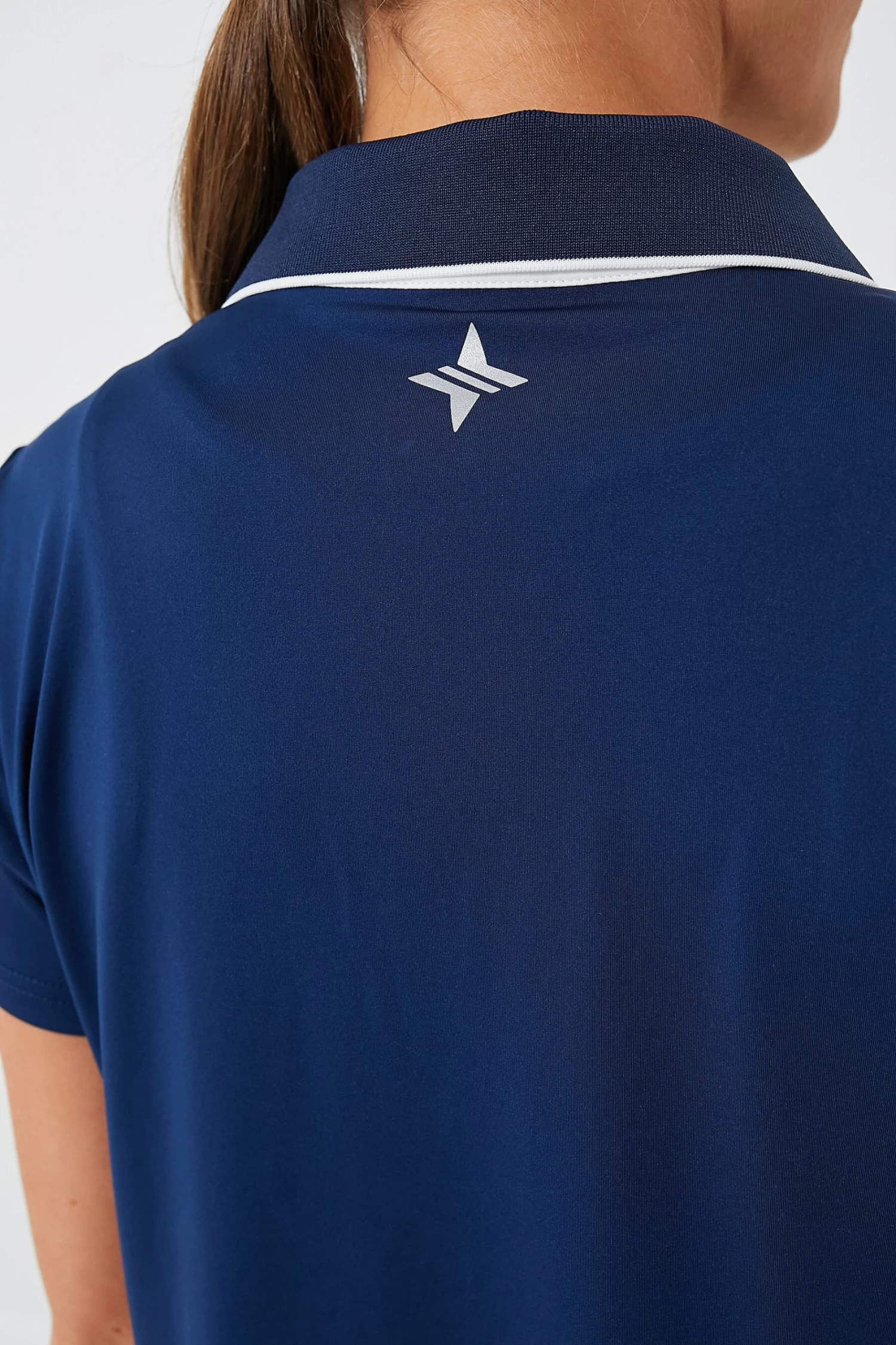 Navy Short Sleeve Caroline Polo 6 Navy Short Sleeve Caroline Polo - Image 6