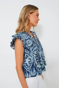 Exclusive Charlough Flutter Sleeve Tank -Vogue Vista Clothing TJSSo3NwM4LUh2efVpZHUvVOCBvMw2KH 1