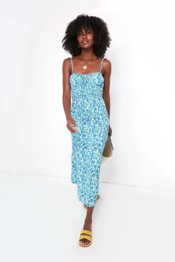 Blue Lou Floral Print Caprera Midi Dress -Vogue Vista Clothing TRCIpMMo7ZUB4kWLZuA05odzlk1ADq4B 1