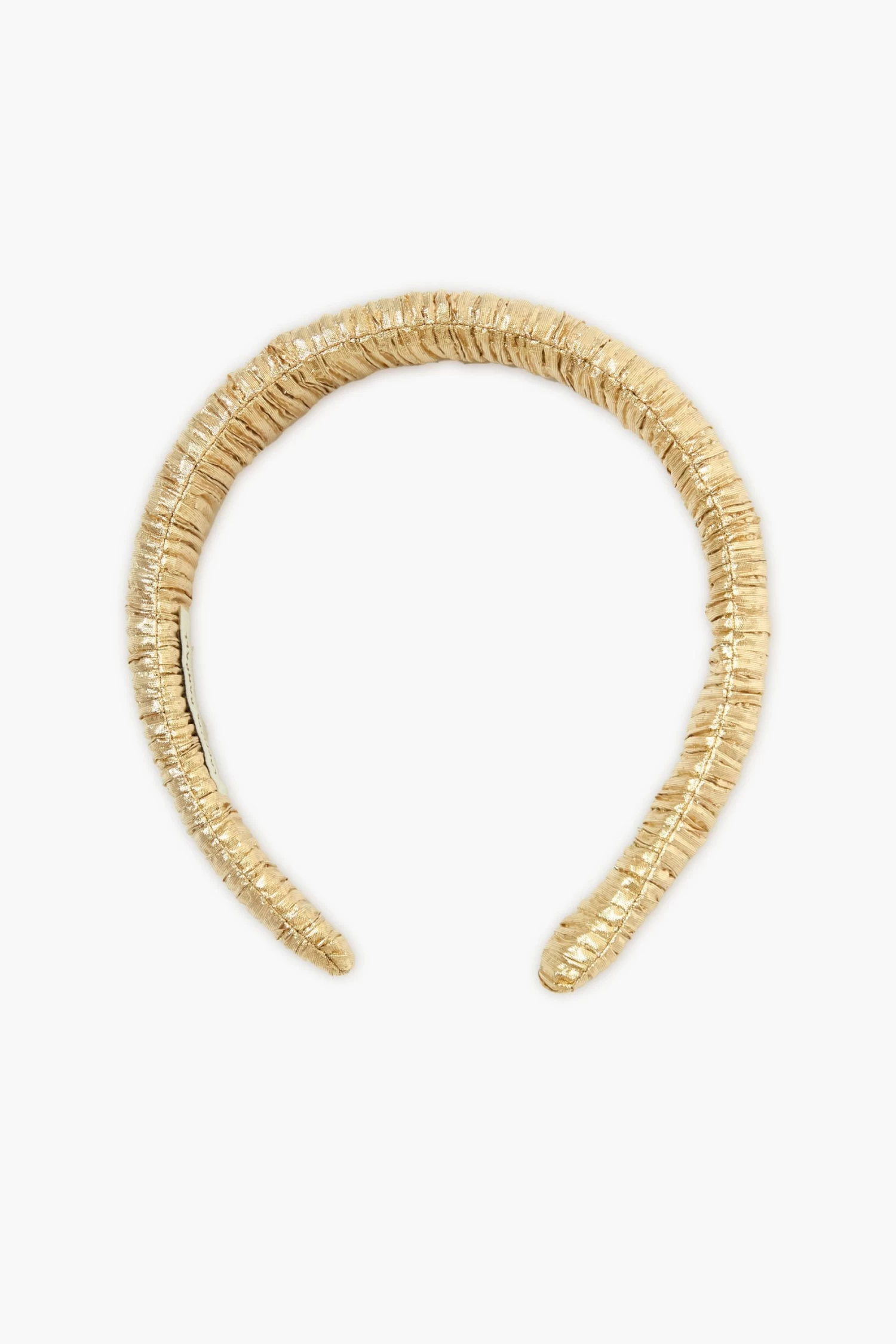 Loeffler Randall Gold Marina Puffy Headband 1 Loeffler Randall Gold Marina Puffy Headband
