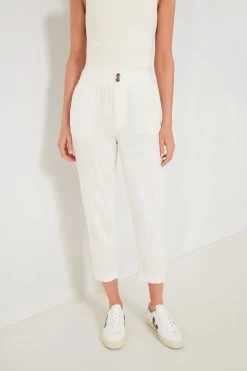 Marine Layer White Pull-On Pant